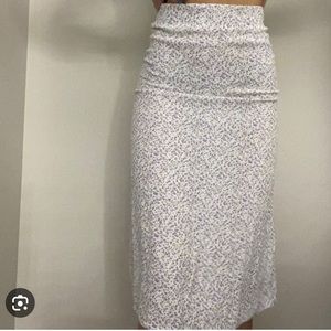 Brandy Melville Phoebe Floral Midi Skirt